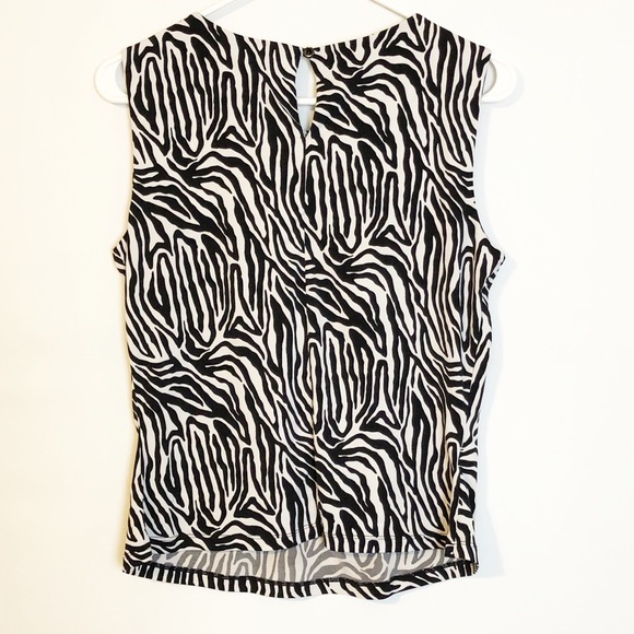 Calvin Klein Zebra Print Sleeveless Top S - Picture 3 of 7